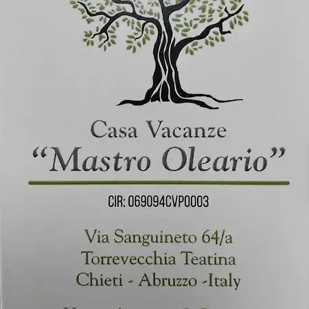 Mastro Oleario 5 Dal Mare 30 Dai Monti Дом отдыха Torrevecchia Teatina